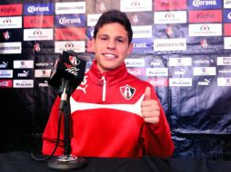 'Ponchito' asegura que debe esforzarse para estar en el 11 titular. TWITTER / @AtlasFC