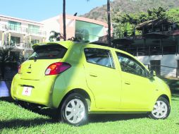 MIRAGE. La apuesta con este coche es su espacio y bajo consumo. EL INFORMADOR /