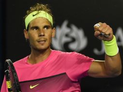 Nadal, número tres del ranking de la ATP, se disputará los octavos de final con el sudafricano Kevin Anderson. AFP / M. Fairclough