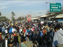 Los contingentes partieron desde las 10 de la mañana en cuatro distintos puntos de la Ciudad de México. TWITTER / @cantero_gustavo