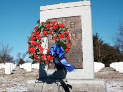Se rinde homenaje a los miembros de la familia de la NASA que perdieron la vida en ese accidente. AFP / T. Kirkapatick