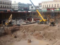 De la obra total, consorcio Afronta, reporta 20 por ciento; reconocen que lo más difícil es salir de la cimentación. EL INFORMADOR / T. Villaseñor