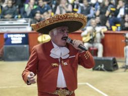 La última presentación en directo de Vicente Fernández será en el Zócalo de la Ciudad de México. EL INFORMADOR / F. Atilano
