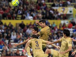 La actitud de Pumas le alcanzó para sobreponerse a las adversidades de un gol en contra y una expulsión. EL INFORMADOR / M. Vargas