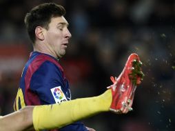 Messi estuvo presente en la victoria de 3-2 ante Villarreal. AFP / ARCHIVO
