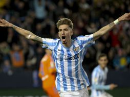 El cuadro malagueño llega con esto a 35 puntos y se ubica en séptimo lugar. EFE / D. Pérez