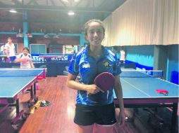 Lourdes Gutiérrez destaca el factor mental para triunfar en el tenis de mesa. EL INFORMADOR / R. Alarcón