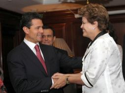 Una de las primeras visitas que realizó Enrique Peña Nieto al ser elegido presidente fue a Brasil. NTX / ARCHIVO