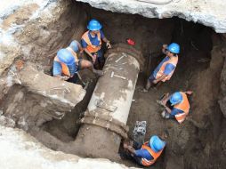 El SIapa agradece la comprensión de los colonos por las molestias.. ESPECIAL /