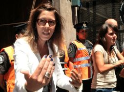 La diputada Laura Alonso acude hoy a la fiscalía para comparecer ante la investigadora del caso, Viviana Fein. EFE / E. Cabrea