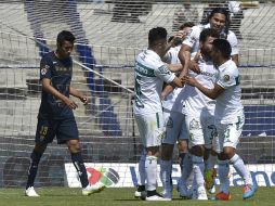 Este triunfo es el primero de los Panzas Verdes en el torneo. AFP / O. Torres