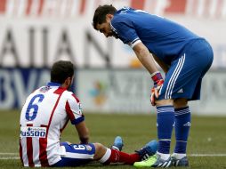 Resurrección se lastimó al minuto siete en el derbi contra Real Madrid. EFE / ARCHIVO