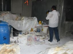 En el lugar abandonado se encontraron los 60 cuerpos. EFE / F. Meza