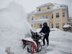 Para Boston, las tormentas sucedidas durante los recientes 15 días han arrojado casi dos metros de nieve. AFP /