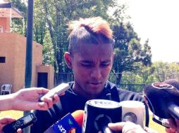 Fidel Martínez espera poder hacer un gol en el próximo partido. EL INFORMADOR / J. Robles