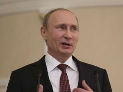 El presidente de Rusia, Vladimir Putin, durante la reunión en Minsk AFP /