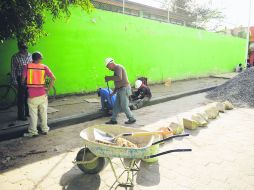 PREPARATIVOS. En Zapopan ya se están construyendo las estaciones para las bicicletas. EL INFORMADOR / J. Mendoza
