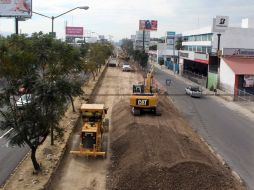 La obra será elaborada con recursos que sobraron del reencarpetamiento de la avenida. EL INFORMADOR / ARCHIVO