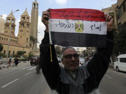 La milicia extremista mató a cristianos egipcios y difundió la grabación, familiares lamentan el hecho. EFE / K. Elfiqi