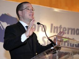 Ricardo Anaya asentó que el PAN ha insistido en la aprobación de la ley secundaria en materia de transparencia. SUN / ARCHIVO