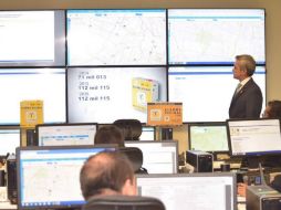 El jefe de Gobierno del DF inaugura un Centro de Monitoreo en la delegación Coyoacán. TWITTER / @ManceraMiguelMX