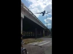 Hasta el momento se desconoce la identidad de este 'Spidey'. YOUTUBE / Jorge Recio