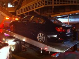 Uno de los autos detenidos fue recogido a las afueras del mercado de San Juan de Dios. TWITTER / @TransporteJal
