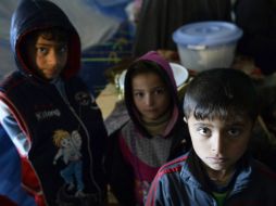 Niños de la comunidad religiosa Yazidi en Iraq, algunos de los principales afectados por las amenazas del grupo terrorista EI. EFE / R. Jaeger