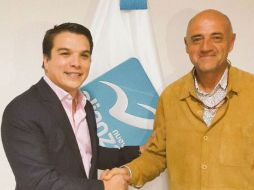 El presidente estatal le dio la bienvenida al técnico mexicano. TWITTER / @gerislas