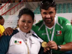 Ángeles posee el récord mundial de la especialidad. TWITTER / @Conade