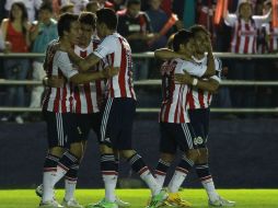 Eick 'Cubo' Torres fue el autor de la anotación que le dio la victoria a Chivas frente a Irapuato. MEXSPORT / A. García
