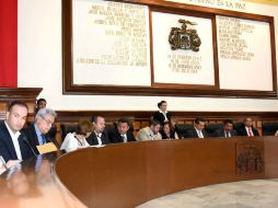 Imagen de la sesión extraordinaria de Ayuntamiento de Guadalajara. FACEBOOK / Grupo Edilicio PAN Guadalajara