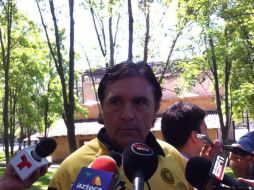 El 'Vikingo' no quiso hablar sobre los otros equipos que luchan por no descender. EL INFORMADOR / J. Robles