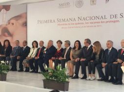 Autoridades acudieron al cierre de la primera Semana Nacional de Salud. TWITTER / @SSalud_mx