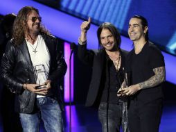 La banda se ha afianzado como uno de los grupos favoritos del público hispanohablante en EU. AP / ARCHIVO