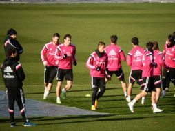 Real Madrid entrena de cara al duelo de este domingo ante el Villarreal, con la novedad del galés Gareth Bale al ritmo del grupo. MEXSPORT / ARCHIVO