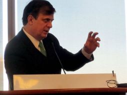 Esta tarde, Marcelo Ebrard presentó su renuncia al PRD. NTX / ARCHIVO