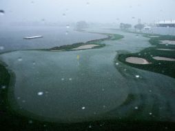 De no poder completarse todos los partidos, el final del torneo de reprogramará para el lunes. AFP / D. Cannon