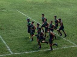 El equipo se prepara para su segundo partido del Premundial. TWITTER / @miseleccionmx