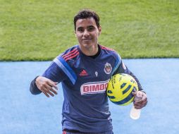 En los entrenamientos que realizó Chivas en la semana, Omar Bravo trabajó de manera normal. EL INFORMADOR / ARCHIVO