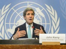 El canciller estadounidense explicó que el acuerdo final aún está lejos de concluirse. AP / J. Bott