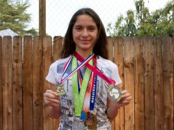 Blanca explicó que para ese logro tienes que estar decidido a correr y se tiene que entrenar bastante. EFE / F. Chacón