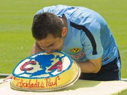 Paul Aguilar celebró ayer en Coapa su cumpleaños 29. MEXSPORT / O. Aguilar