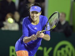 Ivanovic buscaba revalidar el título en Monterrey este año, pero Caroline García fue más contundente. EFE / M. Sierra