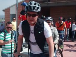 Aristóteles Sandoval rodó como parte de este proyecto, cuyo mantenimiento estará a cargo de los municipios. EL INFORMADOR / O. García