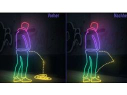 Después de poner la pintura hidrofóbica, algunos siguieron con la costumbre, pero se llevaron una desagradable sorpresa. YOUTUBE / Juan Perez