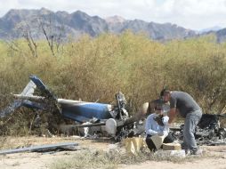 Uno de los helicópteros pertenecía a la provincia de La Rioja y el otro a la vecina región de Santiago del Estero. AFP / J. Mabromata