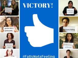 Gracias a que se recaudaron más de 16 mil firmas, Facebook eliminó el emoticón de Me siento Gorda. FACEBOOK / Change.org