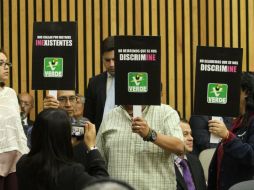 La orden es tomada como medida cautelar por mandato del TEPJF, quien da la razón jurídica a la denuncia del PRD. NTX / ARCHIVO