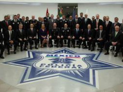 Imagen de la cumbre de Jefes de Policía de Norteamérica. TWITTER / @EF_Galindo